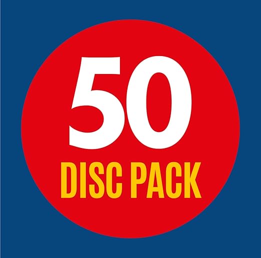 (50 Discs) - Fixing Wall Anchors Fast! Ideal for Loose Wall fixtures Such as Curtain Rails, Toilet roll Holders. Ideal for Drywall and Masonry.