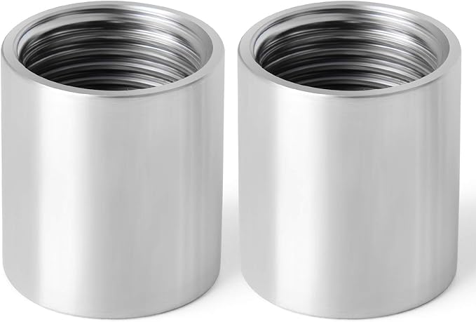 TAISHER 10PCS 304 Stainless Steel Cast Pipe Fitting, Coupling, 3/4" x 3/4" NPT Female Threaded