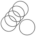 5-Pcak Nitrile Rubber O-Rings, 132mm ID, 140mm OD, 4mm Width, Metric Sealing Washer Gasket for Automotive Machine Plumbing/Faucet/Air or Gas Connections, Resists Oil and Heat