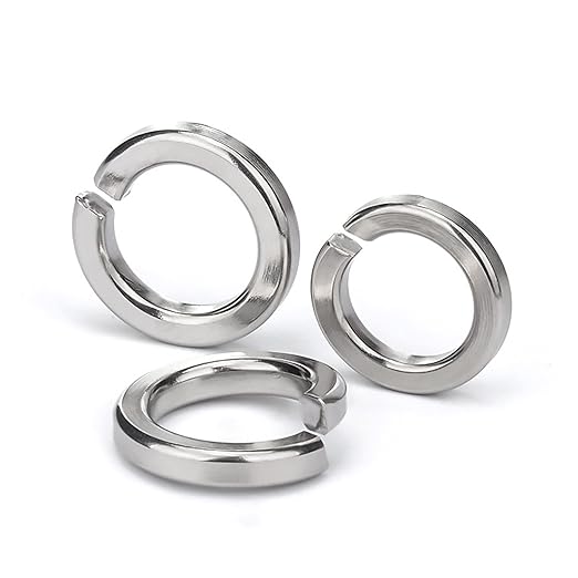 #10 x 0.334 OD Split Lock Washer, 18-8 (304) Stainless Steel Spring Lock Washer 100PCS