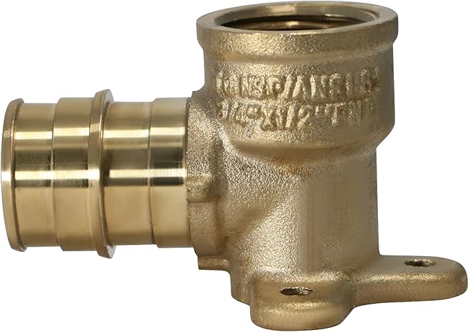 XFITTING 3/4 Inch Pex A x 1/2 Inch Female NPT Drop Ear Elbow, F1960 Expansion Drop Ear Elbow, 29-6-7=5XX, 5 Pieces