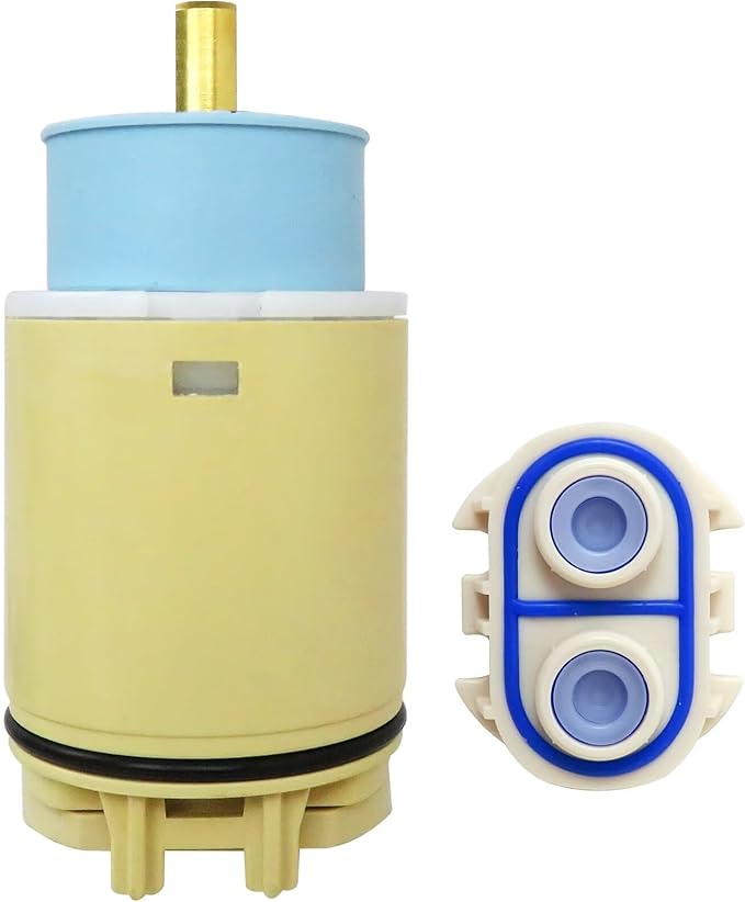 Xspeedonline Single Function Pressure Balance Cartridge Replacement with Check Valve Compatible for Delta, for Peerless Replaces RP70538 RP73625 Compatible for Single Handle Tub Shower Faucets