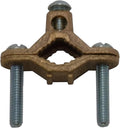 COREX 1/2" to 1" Bronze Water Pipe Ground Clamp - High Conductivity Grounding Clamp Conduit Fitting