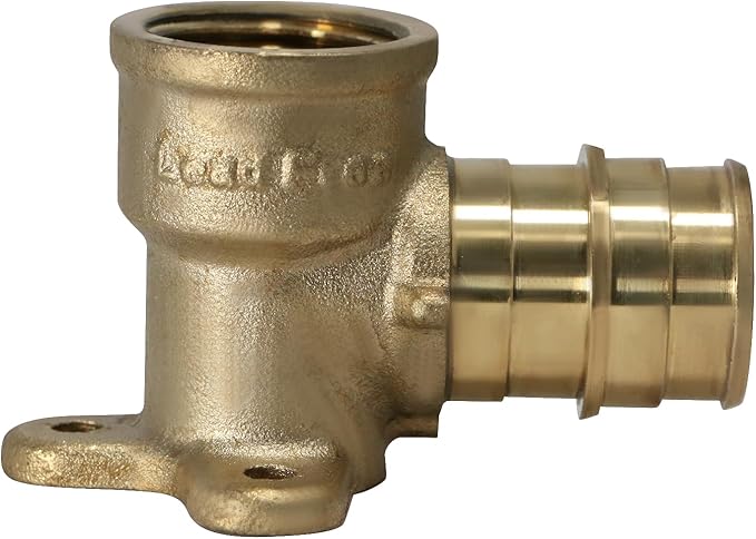 XFITTING 3/4 Inch Pex A x 1/2 Inch Female NPT Drop Ear Elbow, F1960 Expansion Drop Ear Elbow, 29-6-7=5XX, 5 Pieces