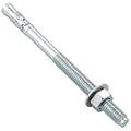 1/4x4" 50Pcs Inch Standard Fasteners for Heavy-Duty Zinc Wedge Anchors for Cement and Concrete