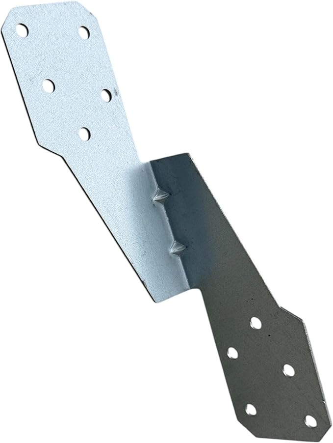 Sandbaggy Single-Sided Hurricane Ties - Hot Dipped Galvanized, 18 Gauge - Structural Wood Framing Connectors for Rafters, Trusses, Deck Joists (Single-Sided, 2000, Count)
