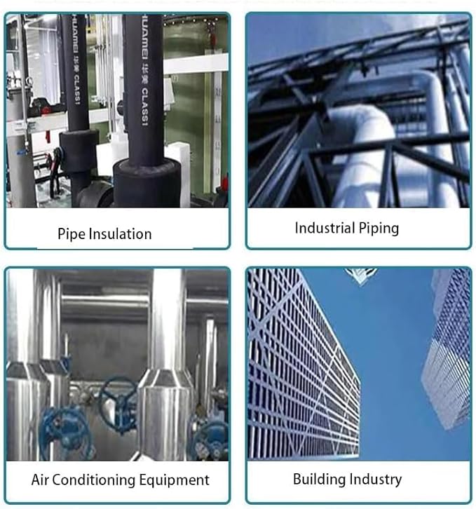 2pcs Pipe Insulation Foam Tube 5/8" ID*3/8" Foam Tubing Black Pipe Cover Heat Preservation for Outdoor Water Pipe Insulation,AC Unit, Guitar Stands, Exercise Machine Handle and Roof Rack Etc