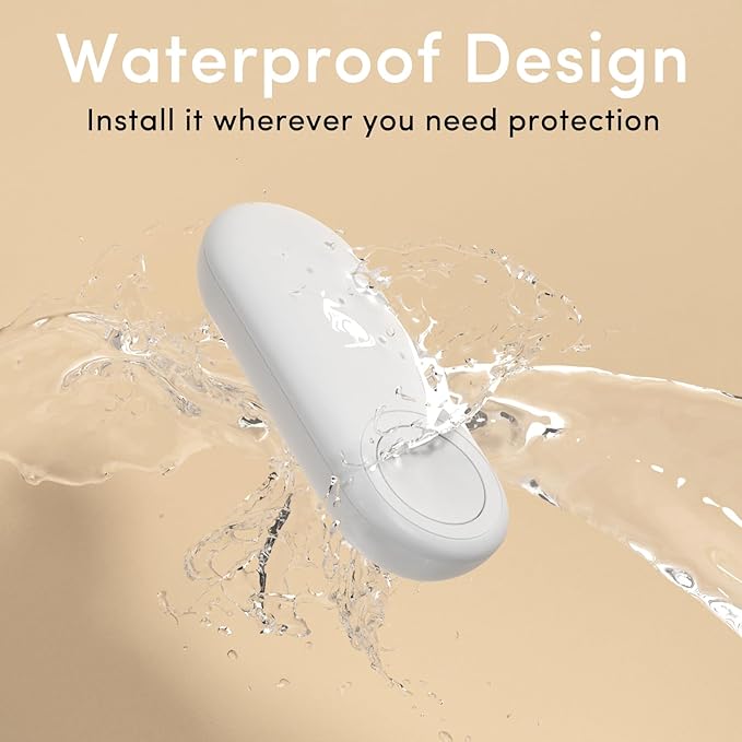 Kangaroo Water Leak Detector+Climate Sensor,Hygrometer Thermometer with App Notifications,Wireless 2.4G WiFi,Humidity Temperature Alarm,for Home, Basement, Kitchen,Washroom,Bedroom
