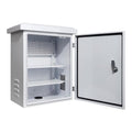 Outdoor Electrical Enclosure Equipment Box - 15.7 * 19.7 * 11.8" Universal IP Waterproof Box,Galvanized Plate Electrical Enclosure,with Removable Mounting Plate and Muffin Fan Vent (40 * 50 * 30cm)