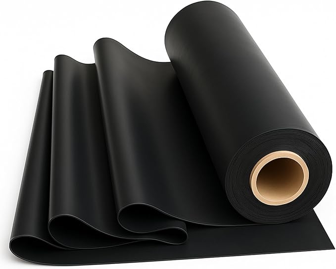 ANJON EPDM Roofing Rubber – 20 ft x 60 ft | 60-Mil Commercial Grade Roof Membrane for Flat Roofs, RVs & Waterproofing Projects