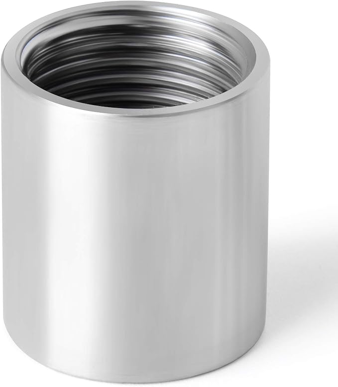 TAISHER 10PCS 304 Stainless Steel Cast Pipe Fitting, Coupling, 1/4" x 1/4" NPT Female Threaded