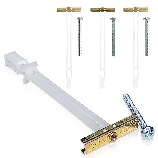 TOGGLER SNAPTOGGLE Drywall Anchor with Included Bolts for 1/4-20 Fastener Size; Holds up to 265 pounds Each in 1/2-in Drywall by TOGGLER (4 Pack)