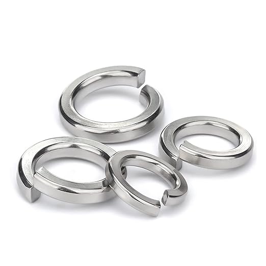 #10 x 0.334 OD Split Lock Washer, 18-8 (304) Stainless Steel Spring Lock Washer 100PCS