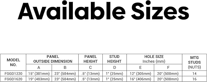 Best 16″ x 20″ Grease Duct Access Panel with Gasket for Kitchen Exhausts, 16-Gauge Galvanized Steel Kitchen Duct Access Door, Grease & Airtight Seal, UL & ULC Listed, Economical Access, BA-GDD