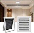 Return Air Filter Grille Duct Opening, Aluminum Air Vent Grille with Filter, Easy Install Removable Hinged Panel for Wiring, Louvered Access Panel for Drywall(12 * 18 in/300 * 450mm)