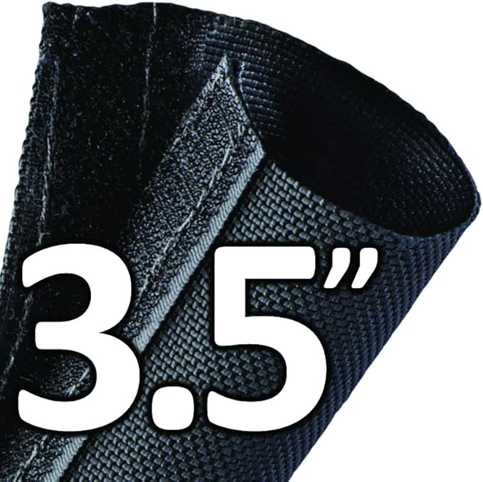 Electriduct 3.5 Inch HVAC Protective Sleeve Wrap Around Existing Foam Insulation UV Weather Resistant Outdoor Pipe Protection Cover for Heat Pump A/C Air Conditioning Copper Line Sets - 150 Feet
