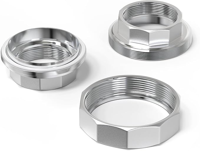 TAISHER 1PCS 304 Stainless Steel Union，2-1/2" NPT Female Cast Pipe Fitting