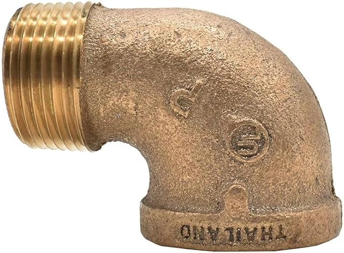 Replacement 1 Inch 90 Degree Brass Street Elbow Fitting for Thrifco Plumbing 5317043