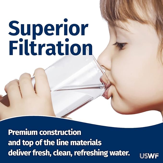 5 Micron 20 Inch x 4.5 Inch | 2-Pack Pleated Polyester Whole House Sediment Replacement Cartridge | Compatible with Watts WPC5FF20, Hydronix SPC-45-2005 | Made in the USA, US Water Filters