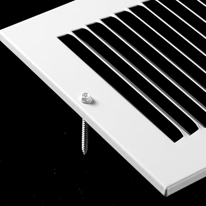 22x10 Vent Cover(Duct Opening Size),Air Return Vent Cover,Flat Vent Cover,Rejillas De Aire Acondicionado para Casa,Return Air Grilles,Outer Dimensions:23.75"Wx11.75"H(22"W x 10"H, Duct Opening)