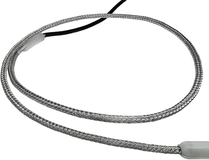 Braided Aluminum Drain Pan Heater,defrost Drain Heater,Compatible with Supco SH201,Suitable for 115V 15W, Length 25 Inches
