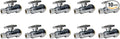 10 Pcs. XFITTING 1/2" Push Fit X 3/8" OD Compression Valve with Metal Handle, Lead Fee Brass