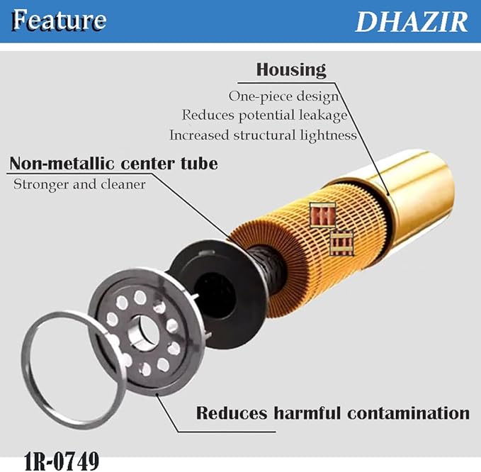 LF9009 Fuel Filter Oil Filter Compatible With Replaces Cummins Fit For 3401544 XLF75000 AT193242 1216400561 Fit For Cummins ISC 8.3L ISL 9.0L ISM N14QSL 9.0L NTA 855 M11 Diesel Engine