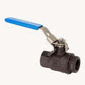 Cast Carbon Steel 2-Piece Full Port Ball Valve, NPT Threaded, 1/4-4 Inch, 1000 PSI, WCB Body with SS Ball & Stem (1/4")