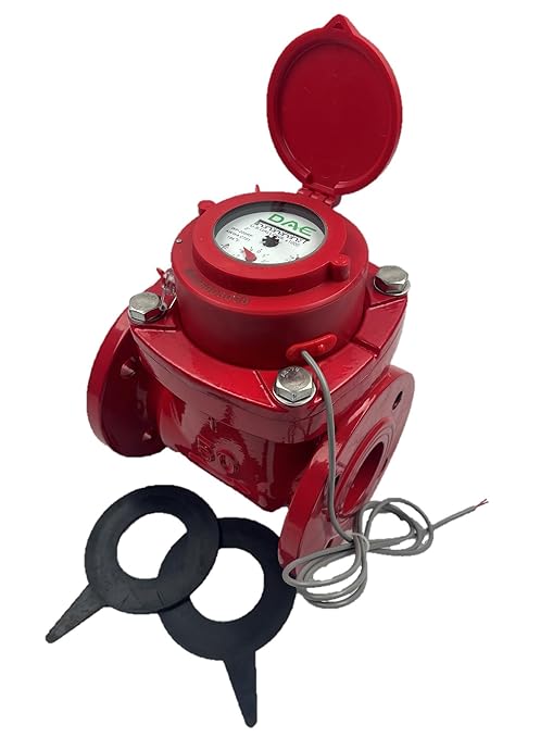 DAE WP-200RP 2" Woltmann Helix Hot Water Meter, Pulse Output, Gallons