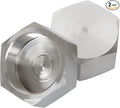 Stainless Steel 304 Hex End Cap 3/8" NPT Female Pipe Fitting 2pcs