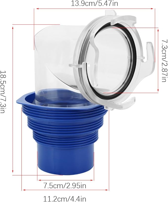 RV Sewer Connector - 4-in-1 Adapter Clear Waste Elbow for Easy Drainage, Leakproof Waste Management with Quick Extension, Trailer Hose Fitting Motorhome Camping Truck Caravan, PVC, Travel Use