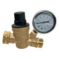 XFITTING 3/4 Inch Water Pressure Regulator with Gauge 3-4-1=10, 10 Pieces