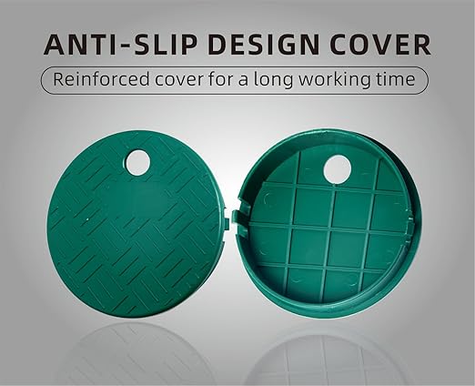 2 PCS Valve Box Cover Lid ID 5.5" OD 6" for Sprinkler Irrigation System, Only Compatation with ID 5.5" Sprinkler System Covers Outdoors (5.5 inch)