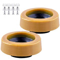 Extra Thick Toilet Wax Ring Replacement Kit, 2 Sets Wax Ring for Toilet For New Install or Re-seat, Universal Wax Ring Kit for Toilet with Flange and Bolts, Fits 3" & 4" Waste Lines, Easy Installation