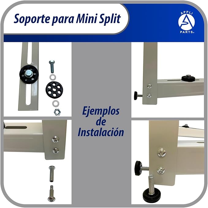 Appli Parts APAB-3160 Outdoor Mini Split Wall Mounting Bracket for Ductless Heat Pump or Cooling Only Units Up to 352lbs