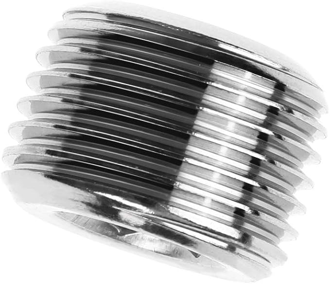 Joywayus 12PCS Stainless Steel Male Thread Internal Hex Head Pipe Plug Fittings 1/2" NPTx2+3/8"NPTx2+1/4"NPTx4+1/8"NPTx4