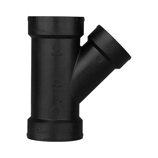 CHARLOTTE PIPE 2X2X1 1/2 DWV WYE REDUCING ALL HUB DWV (DRAIN, WASTE AND VENT) (1 Unit Piece)