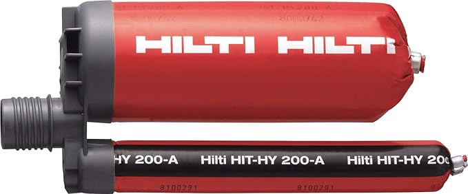 Hilti Injectable Mortar Epoxy Hybrid adh HY 200-A - 16.9 Oz Cartridge - Pack of 20-2022792