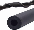 Pipe Insulation Foam Tube, Pipe Cover Wrap Roll Bar Padding Black Pool Noodles Rubber Plastic Insulation Lagging Wrap for Fitness, Tools Handle Support 1.8/2m Length(ID20mmxT15mmx2m)