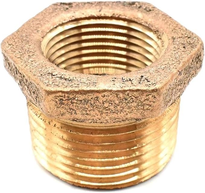 Replacement 1-1/4 Inch x 1 Inch Brass Hex Bushing for Thrifco Plumbing 5318068