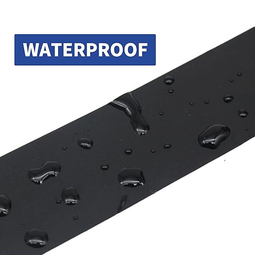 TAPEBEAR Corrosion Protection Pipe Tape, Wrap Pipe Tape for Drain Pipe, Metal Electrical Outdoor Underground Pipe, Waterproof PVC Black Tape, Duct Anti-Corrosion and Protection, 2Inch X 33Yard