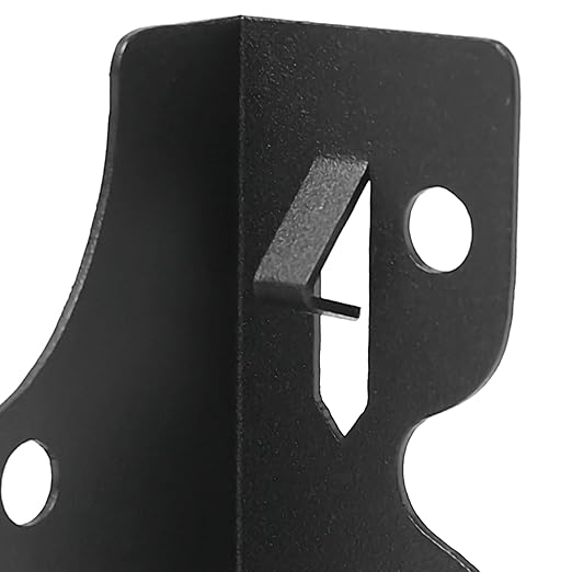 24 Pcs 2"x 4" Joist Hanger,Q235B Steel Black Powder Coated Face Mount Joist Hangers ,Hurricane Ties for Rafters,Tie Brackets for Floor Deck and Ceiling Joists