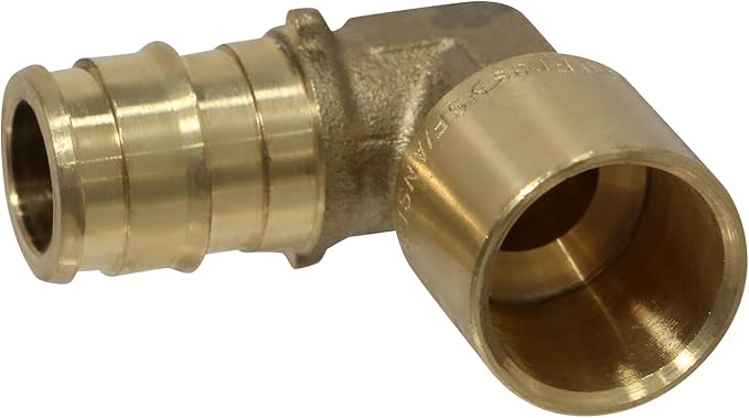 XFITTING Pex A 1/2 Inch x 1/2 Inch Female Elbow Sweat, 31-1-3=5XX, 5 Pieces