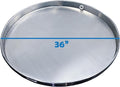 Commercial Water Heater Pan 36 Inch Aluminum 36 x 2.3 Inch with Side Drain Water Damage Prevention No Leaks High Quality Smitty Pan Made In USA