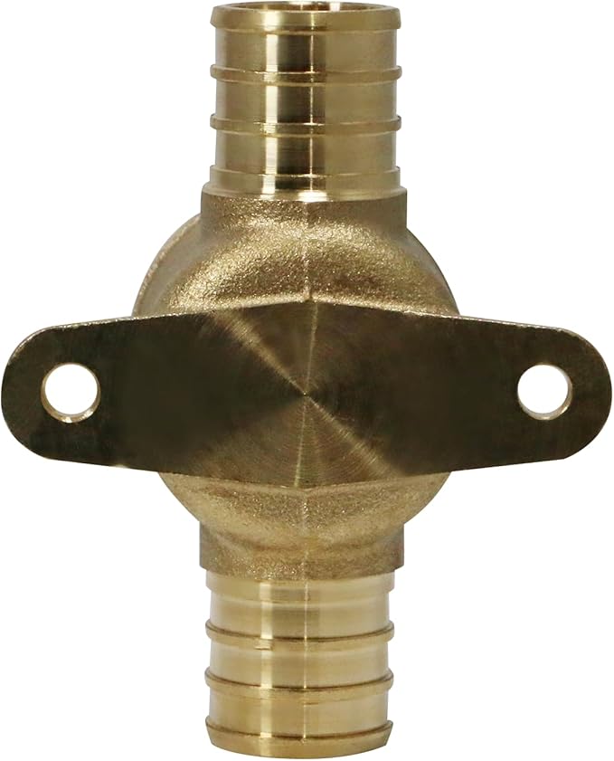 XFITTING Barb Crimp Pex 1/2 inch x 1/2 inch x 1/2 inch Female NPT Tee, Pex Female NPT Tee, 26-2-5=2XX, 2 Pieces