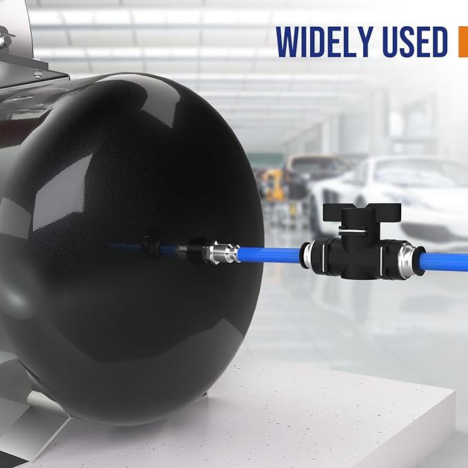5/32(4mm) Push To Connect Valves,5/32(4mm) Air Valve Pneumatic Quick Push To Connects Fittings,Throttle Flow Speed Control