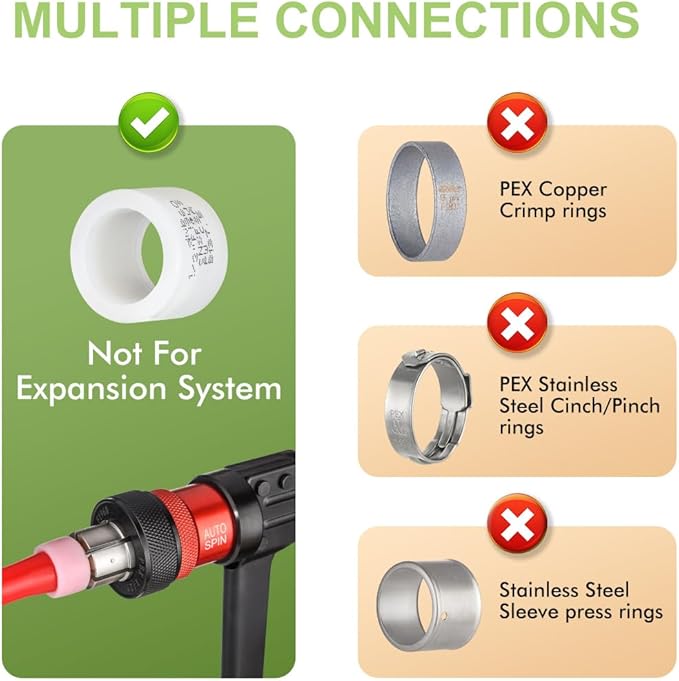2 Pack Brass Expansion Male Adapter, 1 Inch Male NPT to 1 Inch PEX-A Brass Expansion PEX-A Fittingse,NSF/ANSI 61 NSF 372 Certificate, ASTM F1960 Certified