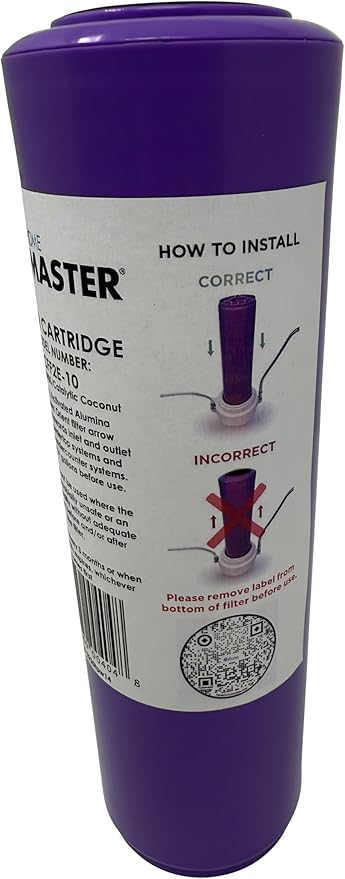 Home Master CFF2E-10 Jr Elite Replacement Fluoride Filter, Fits standard 10” housings, 5-stages, Activated Alumina, Catalytic & Activated Coconutshell carbons, KDF85 heavy metals filtration media