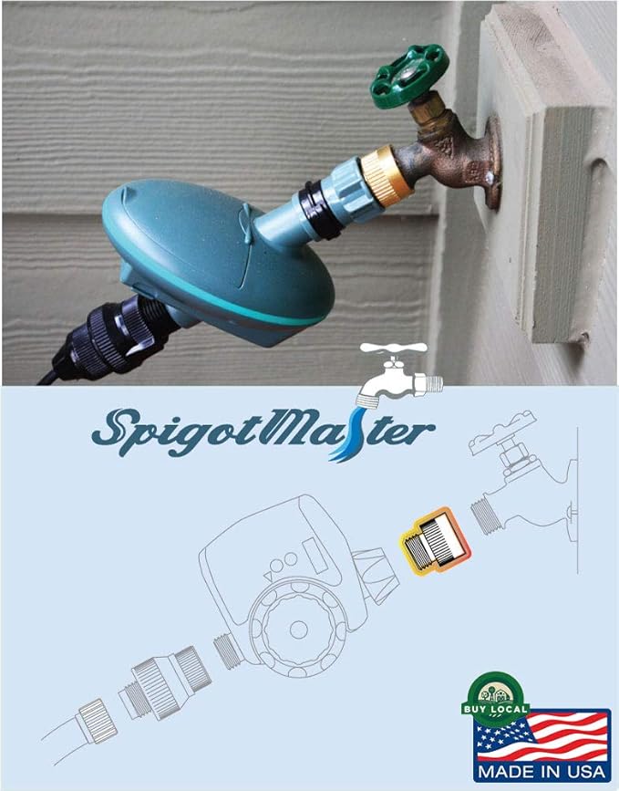 ~2-Pack:SPGTM-5 Vacuum Breaker Adapter~ for New Arrowhead ABP 59BFP Adapters & 255BFP or 355BFP Anti-Siphon Hose Bibs to Make a Straight Through Connection for Your Garden Hose or Timer