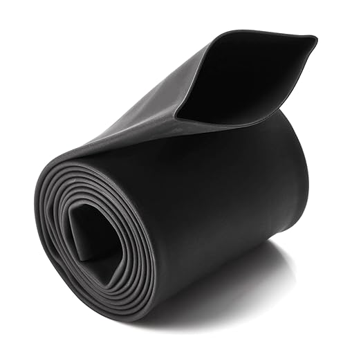 Chanzon 4:1 Ratio 1-1/2" (40mm) Heat Shrink Tubing - Marine Grade Waterproof Adhesive Lined - 4Ft Roll (1.22M Total Length) Black Polyolefin Sleeving Wrap Shrinking 4 to 1 Ratio 1pcs